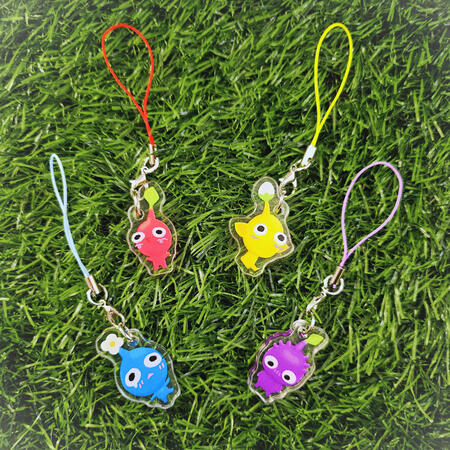 Pikmin Phone Charms
