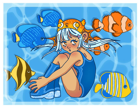 Aquarium Life Print