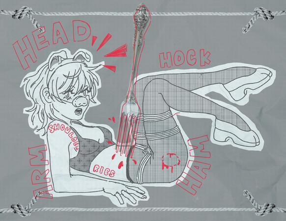 Hog Tied - OC print