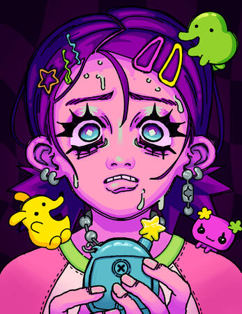 Creepy Tama Print